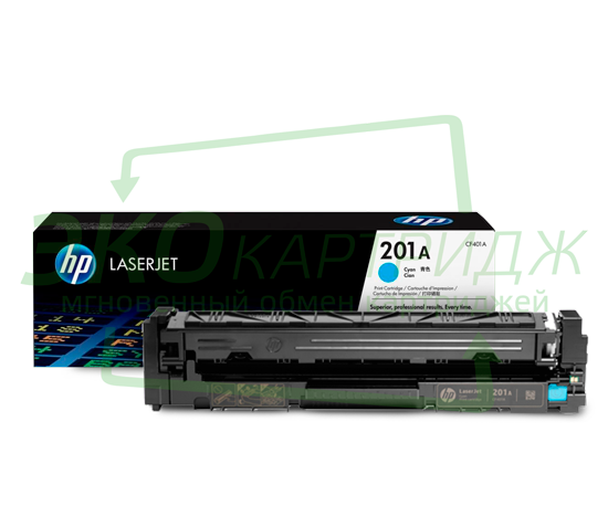 Оригинальный картридж HP CF401A картинка