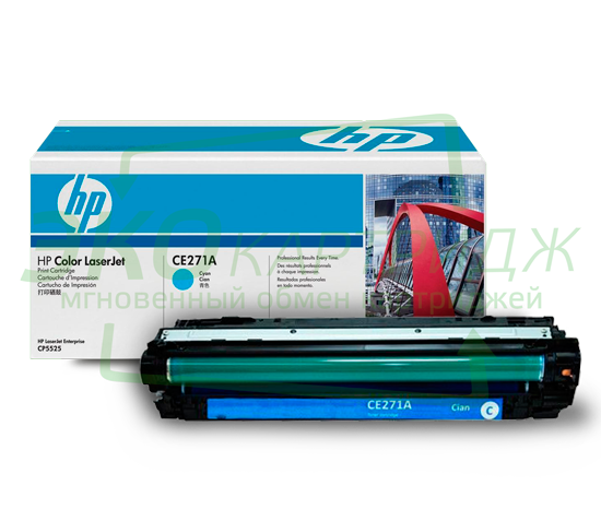 Оригинальный картридж HP CE271A картинка