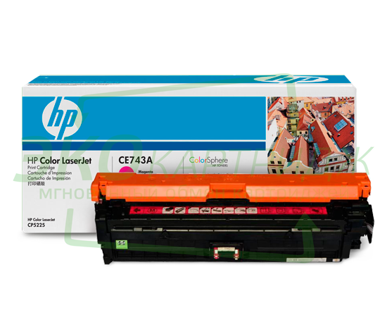 Оригинальный картридж HP CE743A картинка