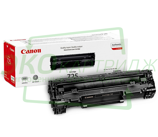 Оригинальный картридж Canon 725 картинка