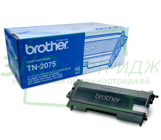 Оригинальный картридж Brother TN-2075 картинка