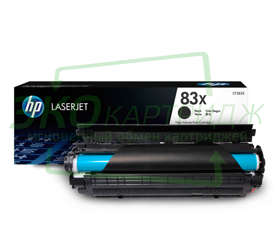 Оригинальный картридж HP CF283X  картинка