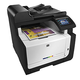 На фото МФУ HP LaserJet Pro Color CM1415