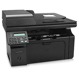 На фото МФУ HP LaserJet Pro M1210