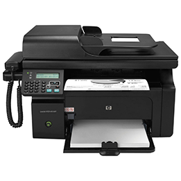 На фото МФУ HP LaserJet Pro M1214